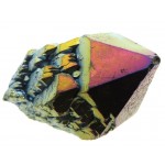 Elestial Titanium Aura Quartz Gemstone Point 06
