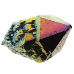 Elestial Titanium Aura Quartz Gemstone Point 06