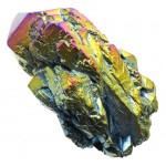 Elestial Titanium Aura Quartz Gemstone Point 07