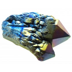 Elestial Titanium Aura Quartz Gemstone Point 10