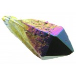 Elestial Titanium Aura Quartz Gemstone Point 12