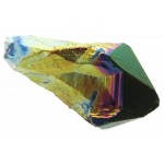 Elestial Titanium Aura Quartz Gemstone Point 12