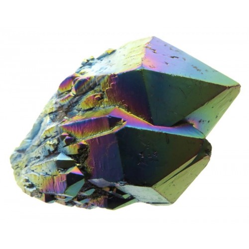 Elestial Titanium Aura Quartz Gemstone Point 15