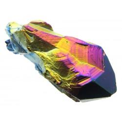 Elestial Titanium Aura Quartz Gemstone Point 16