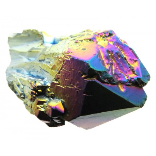Elestial Titanium Aura Quartz Gemstone Point 17