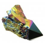 Elestial Titanium Aura Quartz Gemstone Point 22