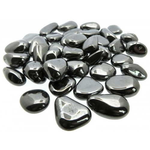 1 x Medium Hematite Tumblestone