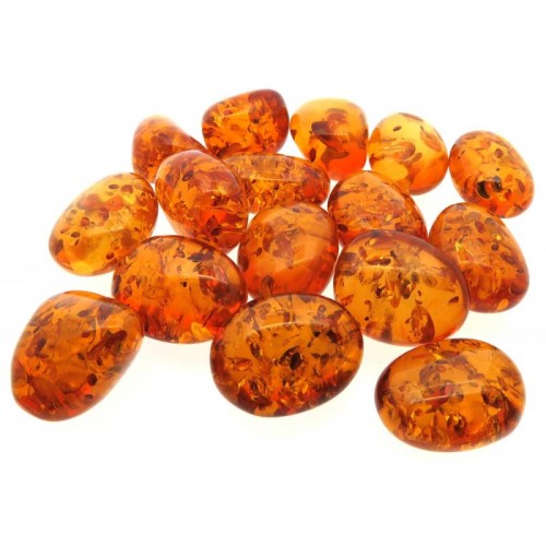 1 x Chinese Amber Tumblestone