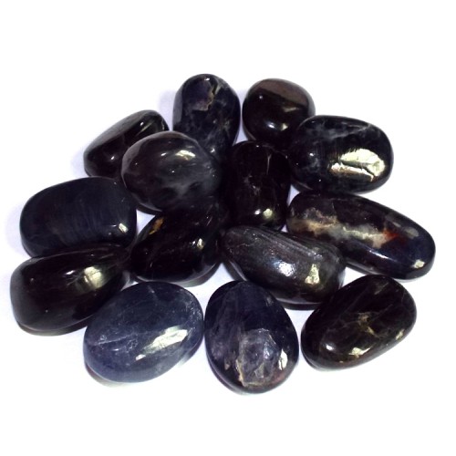 1 x Medium Iolite Water Sapphire Tumblestone