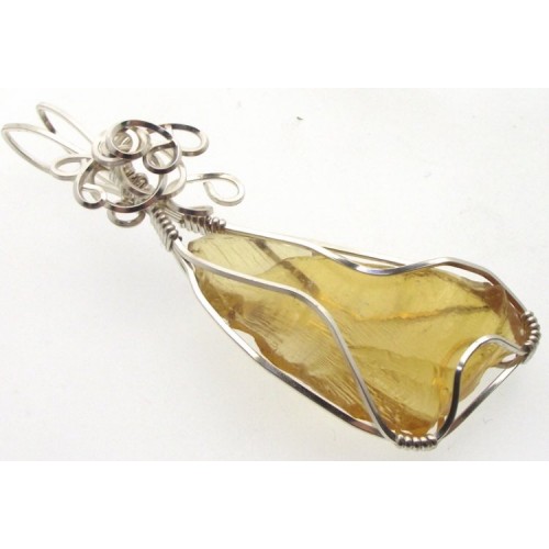 Avalon Sunset Andara Silver Plated Wire Wrapped Pendant 01
