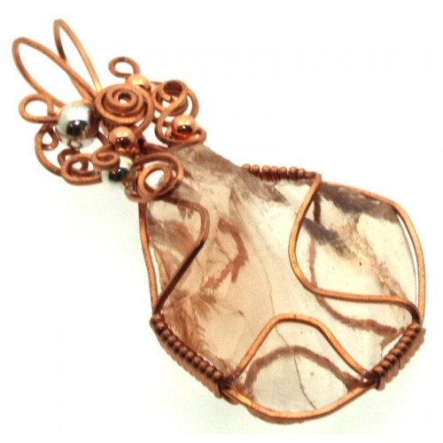 Venus Andara Copper Wire Wrapped Pendant 316