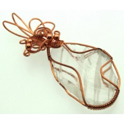 Cosmic Ice Andara Copper Wire Wrapped Pendant 330