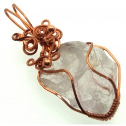 Cosmic Ice Andara Copper Wire Wrapped Pendant 332