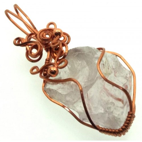 Cosmic Ice Andara Copper Wire Wrapped Pendant 332