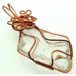 Cosmic Ice Andara Copper Wire Wrapped Pendant 339