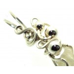 Phenacite Gemstone Sterling Silver Wire Wrapped Pendant 01
