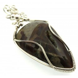 Rock Suji Kelsi Sterling Silver Wire Wrapped Pendant 01