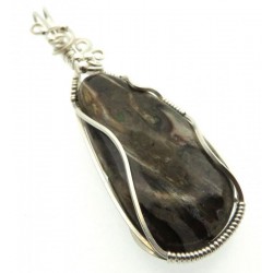 Rock Suji Kelsi Sterling Silver Wire Wrapped Pendant 02