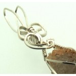 Cactus Quartz Silver Filled Wire Wrapped Pendant 04