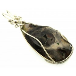 Rock Suji Kelsi Sterling Silver Wire Wrapped Pendant 08