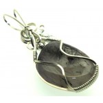 Tourmalated Quartz Sterling Silver Wire Wrapped Pendant 05