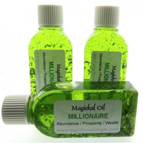 25ml Millionaire Herbal Spell Oil Abundance, Prosperity and Wealth