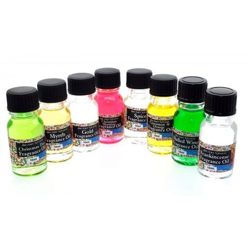 Set of 8 Christmas Themed Oils for Burners