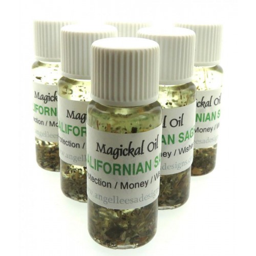 10ml Californian Sage Herbal Spell Oil Protection Money and Wishes