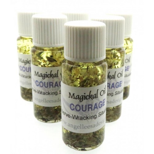 10ml Courage Herbal Spell Oil Nerve Wracking Situations