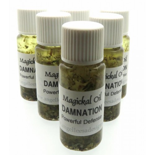 10ml Damnation Herbal Spell Oil Powerful Defense