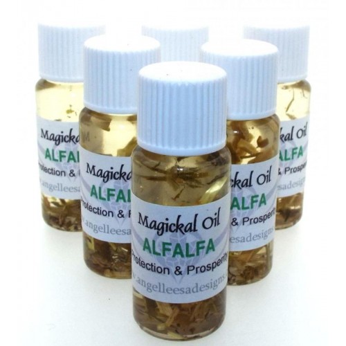 10ml Alfalfa Herbal Spell Oil Protection and Prosperity