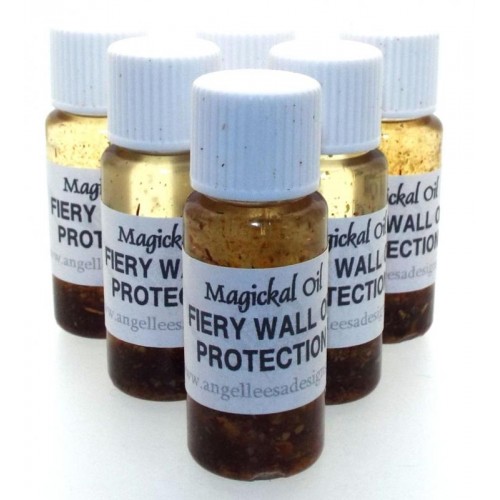 10ml Fiery Wall of Protection Herbal Spell Oil