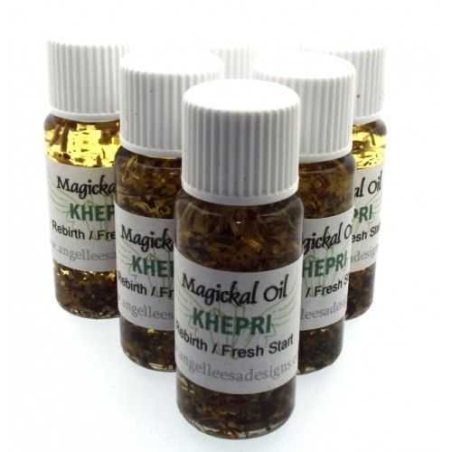 10ml Khepri Herbal Spell Oil Rebirth New Start