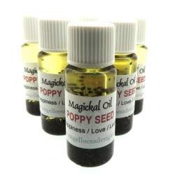 10ml Poppy Seed Herbal Spell Oil Happiness Love Luck