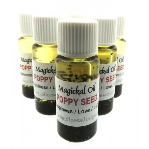 10ml Poppy Seed Herbal Spell Oil Happiness Love Luck