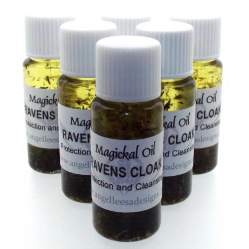 10ml Ravens Cloak Herbal Spell Oil Protection Cleansing